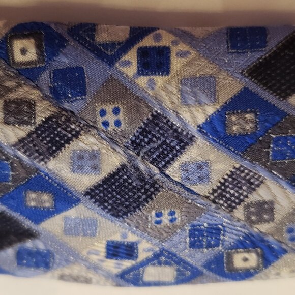 STEFANO RICCI PER RICHARD GELDING 100% SILK TIE MADE IN ITALY- EXTRA LONG & WIDE - Picture 4 of 8